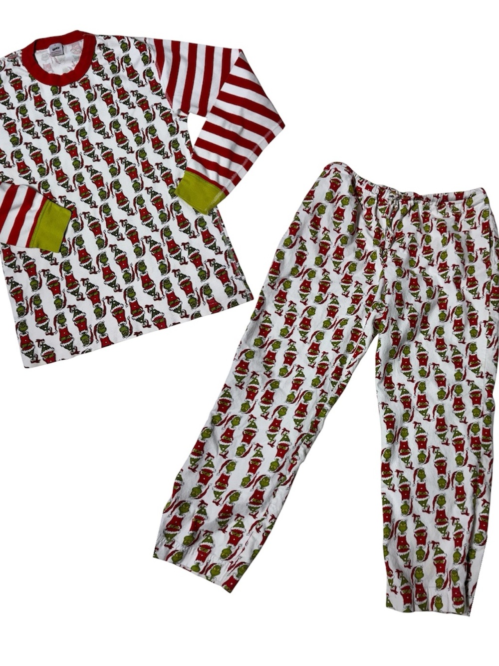 Hanna Andersson Grinch mix it up Christmas  Pajama Set